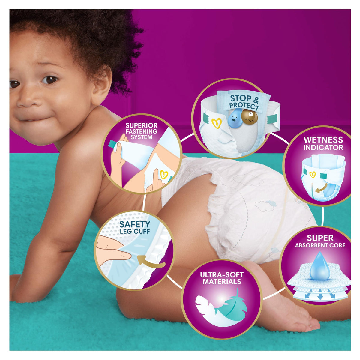 Pampers Premium Protection Nappies Size 4