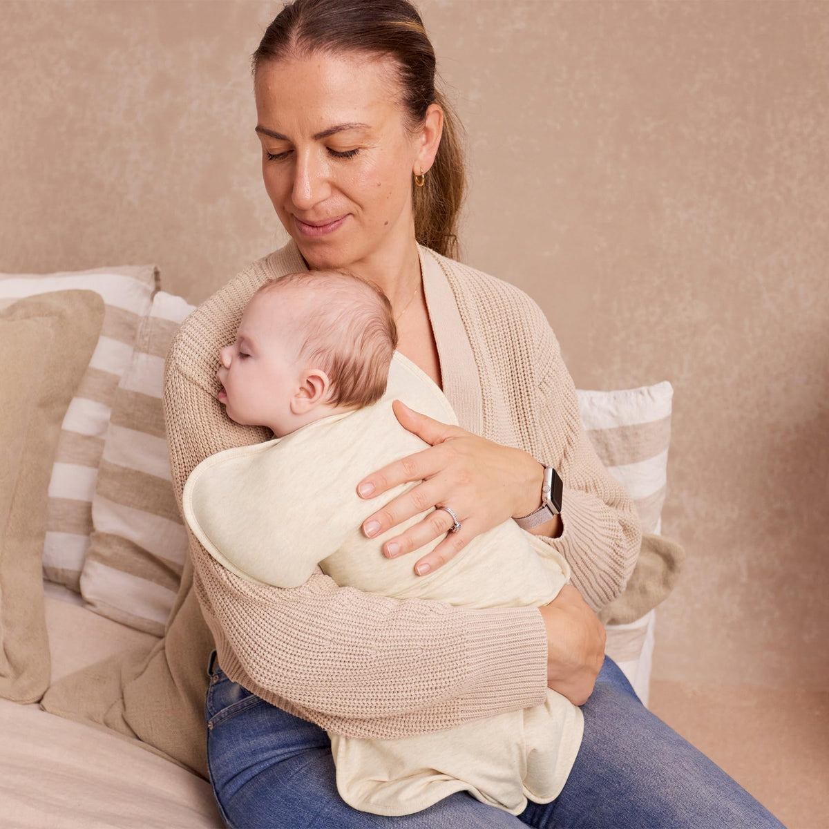 Love To Dream Swaddle Up, S 3.5-6kg, White Dreamer, 2.5 Tog