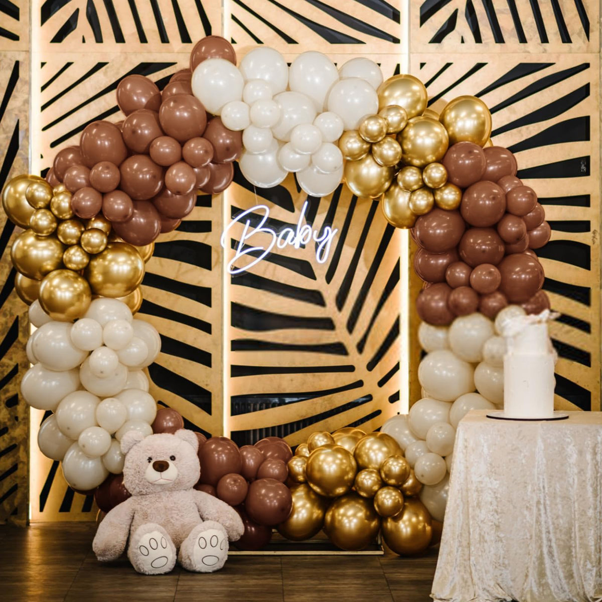 110pcs Black Balloon 12 inch, Black Latex Balloons for Birthday Party Baby Shower Wedding(with 2 Ribbons).