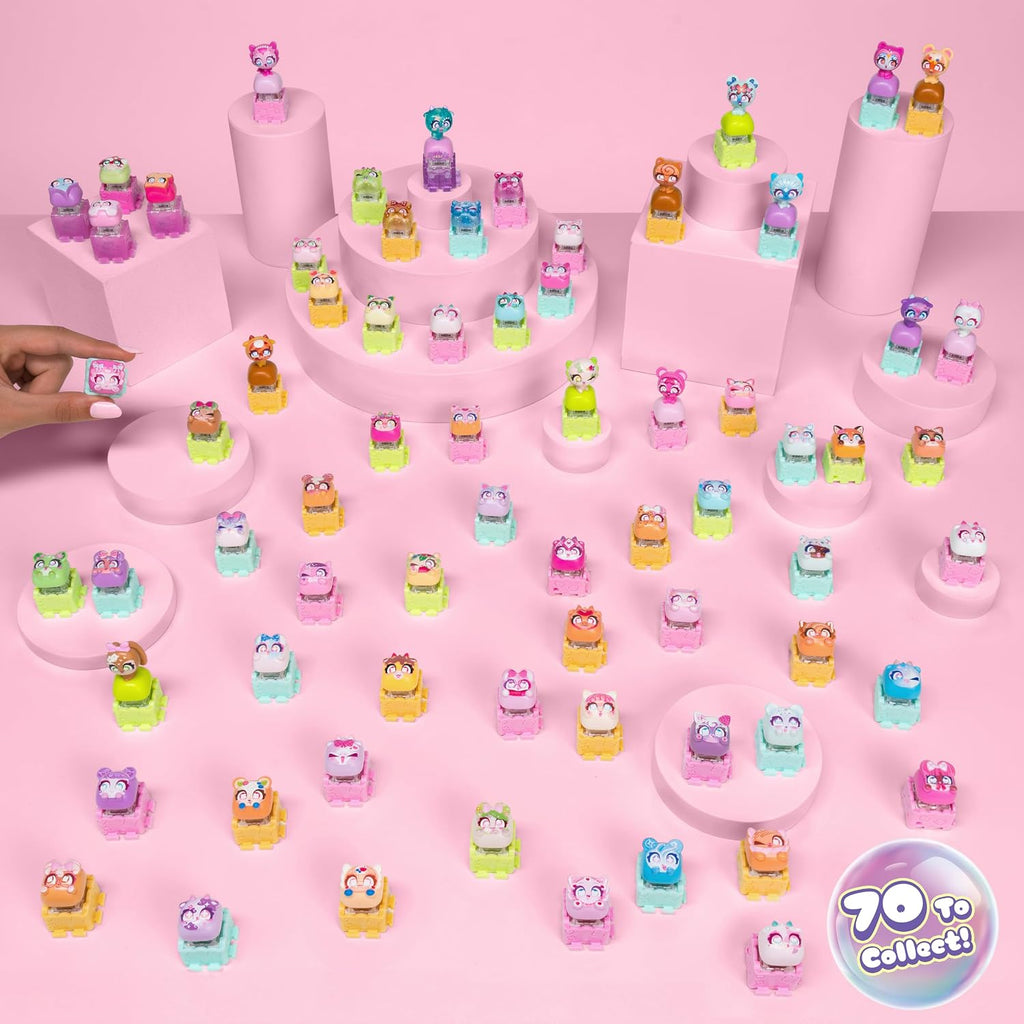 Clickeez Series 3 12-Pack | 12 Collectible Character Keyboard Keys Click and Clack | Create 2 Keychains | Ages 6+