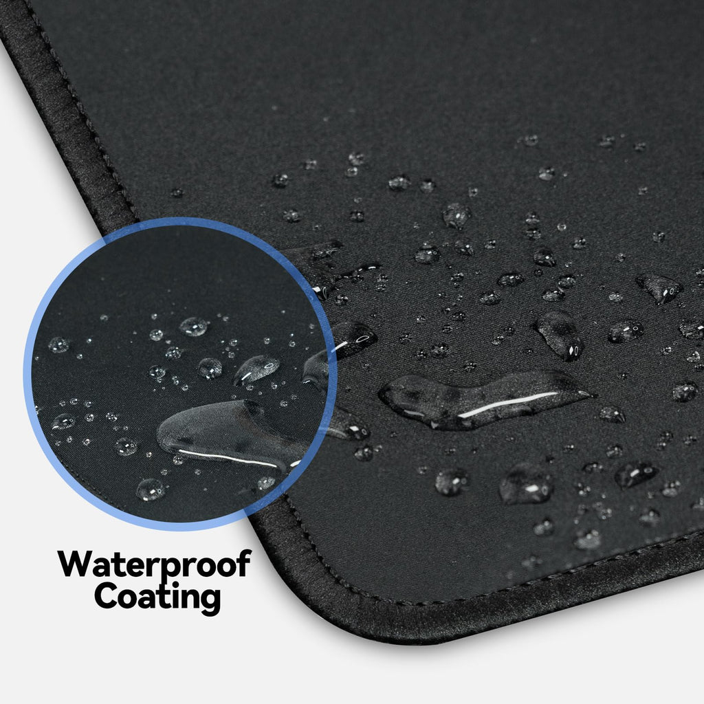 TECKNET Mouse Mat, 2 Packs with Stitched Edges, 270x210x3mm Mousepad