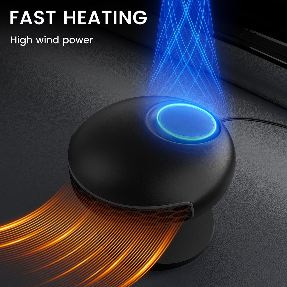 Blytra 150W 12V Car Heater, Plug-in Cigarette Lighter Winter Car Kit