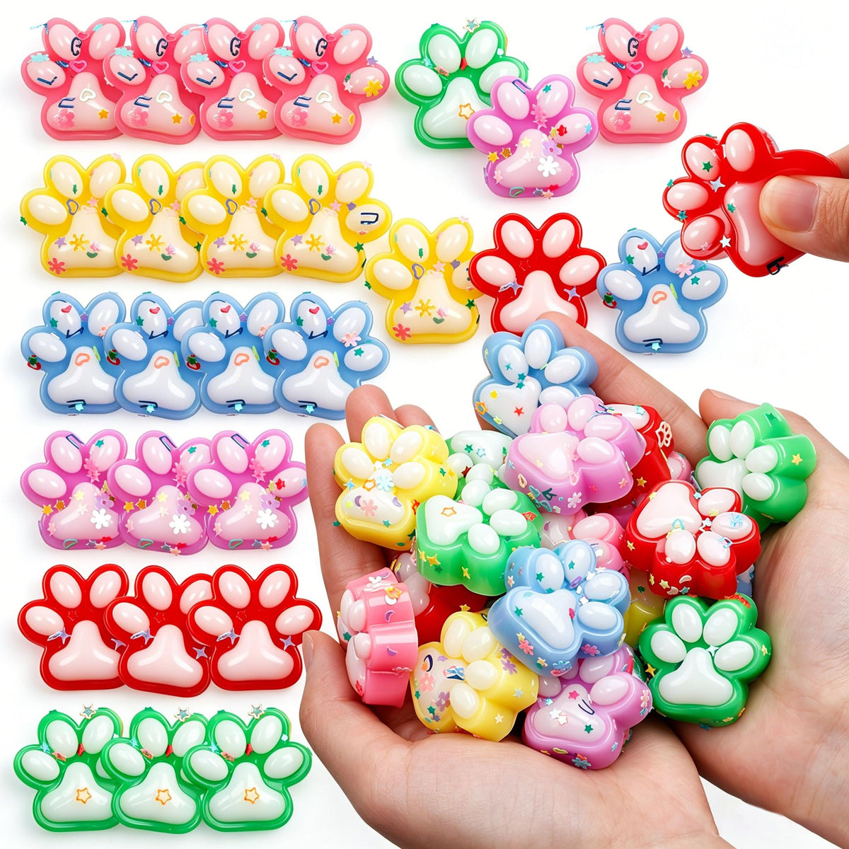 Sensory Toys 24 Pcs Cube Squishy Fidget Stress Toys for Adults Kids