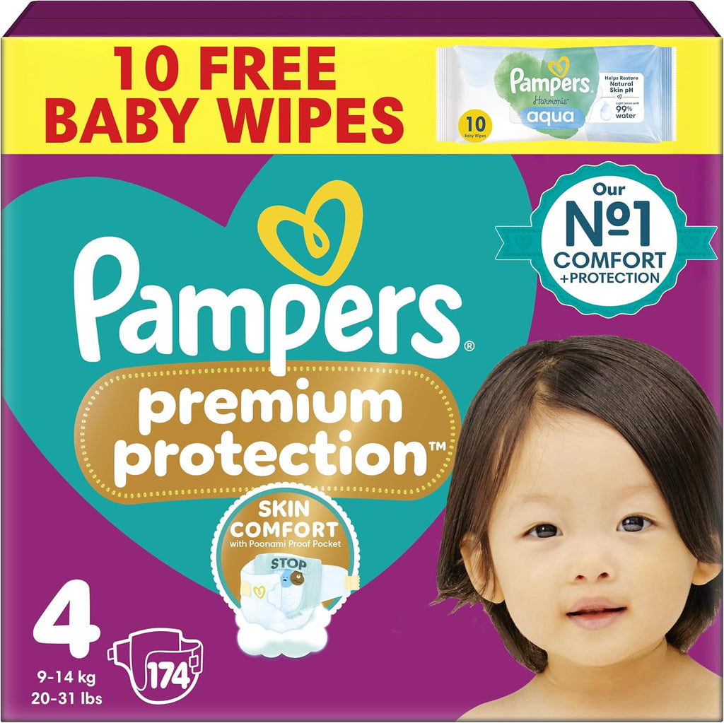 Pampers Premium Protection Nappies Size 4