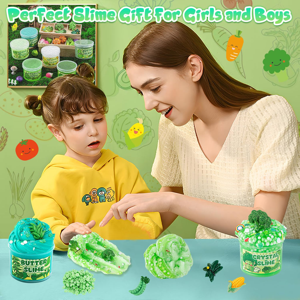 6-Pack Pink Slime Kit for Girls, Cloud Butter Squishy Birthday Gift Set