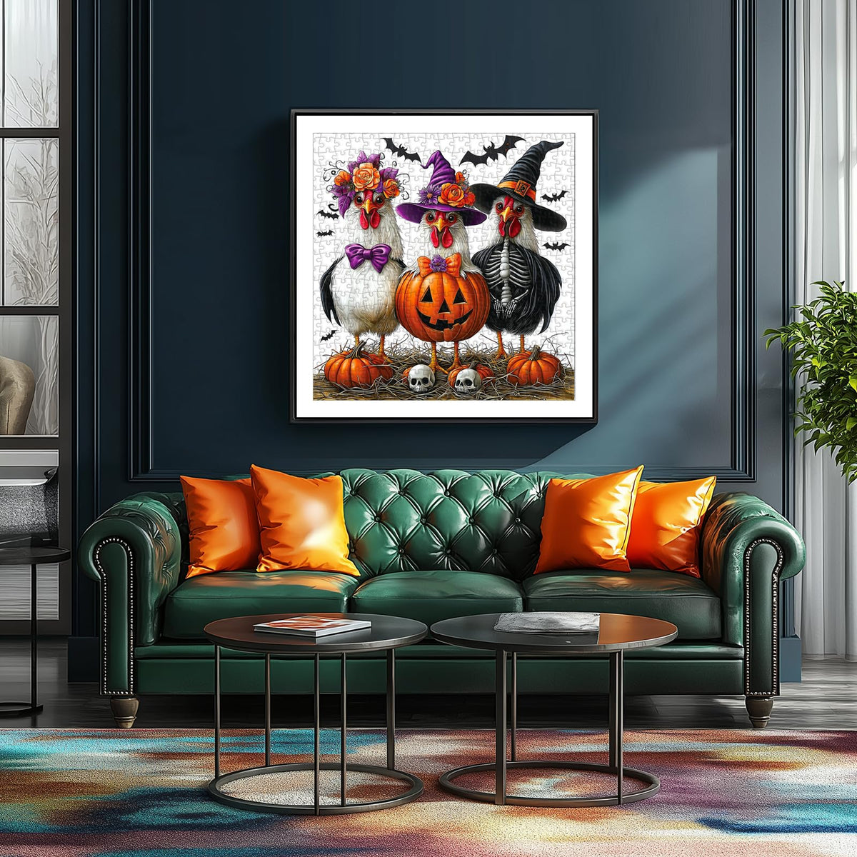 Blueforest Halloween Haunted Mansion Puzzles for Adults 1000 Pieces