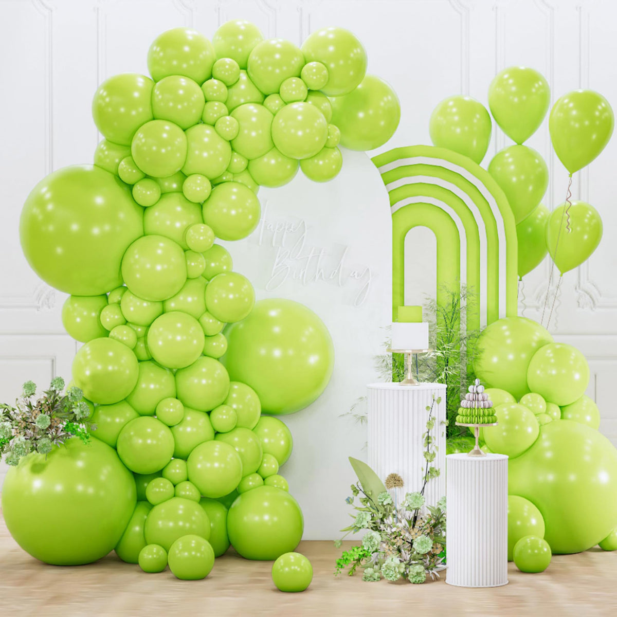 PartyWoo Baby Pink Balloons 152pcs Pastel Pale Light Pink Different Sizes