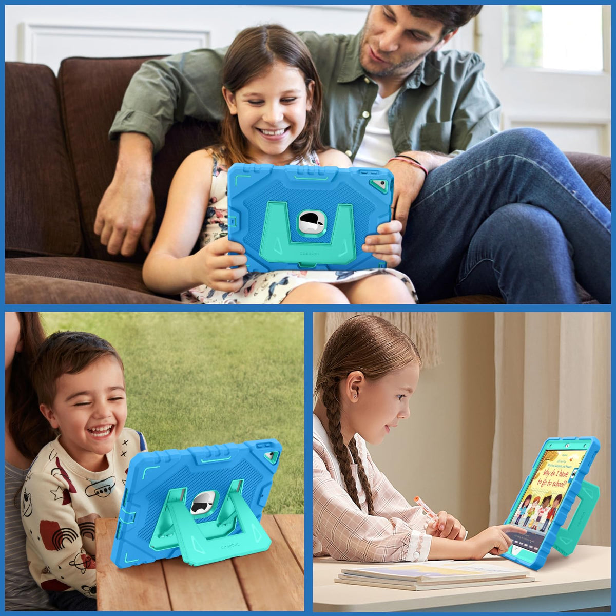 FINTIE Kid-Friendly Case for iPad 9th / 8th / 7th Generation 10.2 Inch