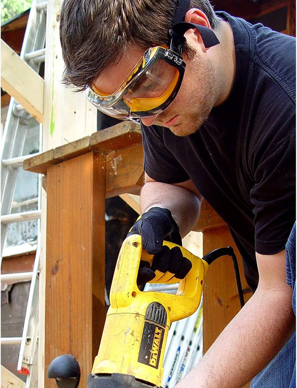 DEWALT Auger DPG101 Safety Eyewear Black/Clear