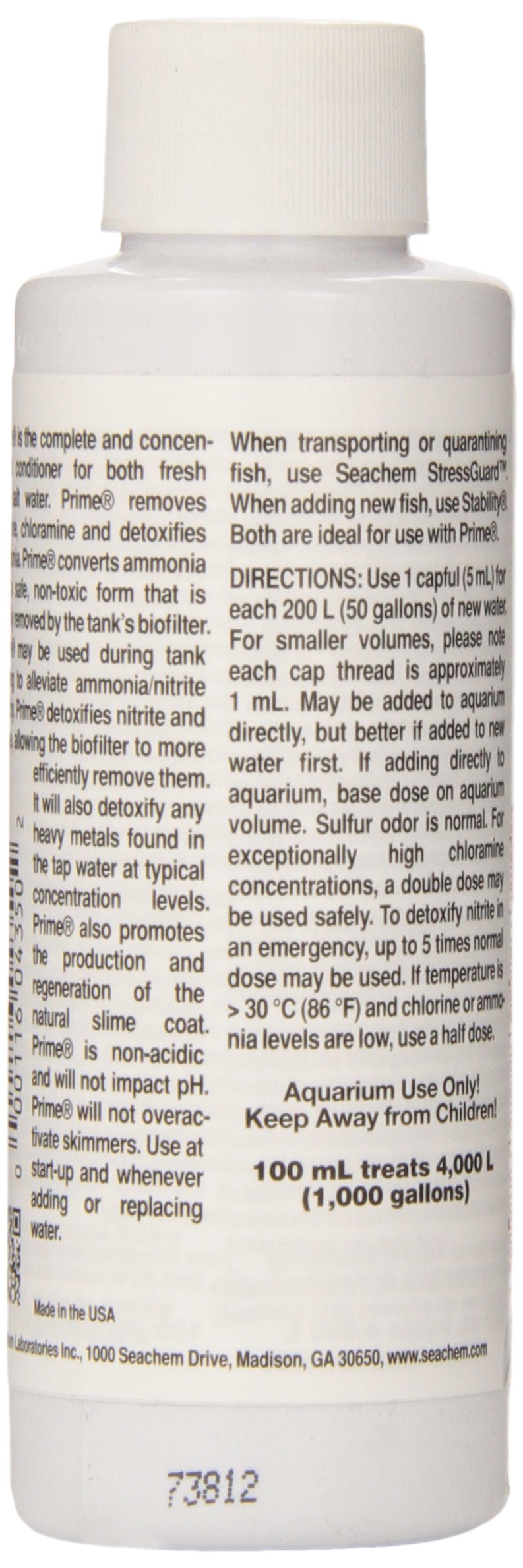 Seachem Prime Water Conditioner, 250 ml