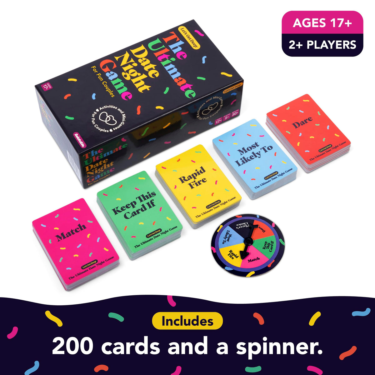 Let's Get Deep, A Question Card Game for Couples by Relatable