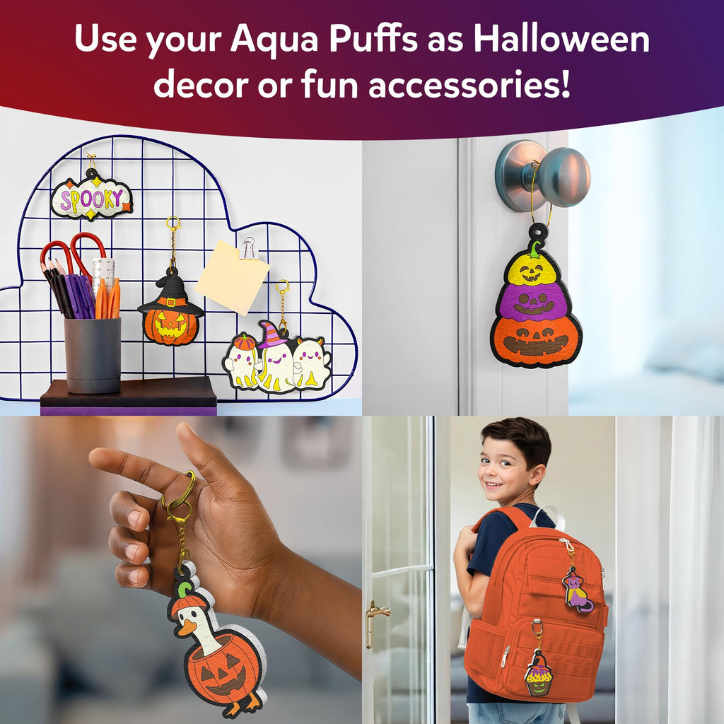 Skillmatics Aqua Puffs Unicorns, Stocking Stuffer for Kids, Paint by Number