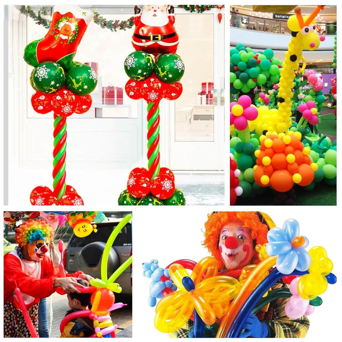ASIYUHY 260 Balloons Clear Long Balloons 100 Pack Twisting Animal Balloon