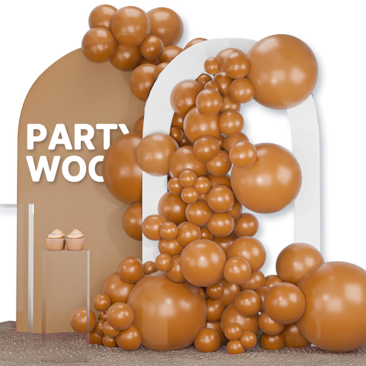 PartyWoo Dark Purple Balloons 120pcs Royal Purple Color Different Sizes
