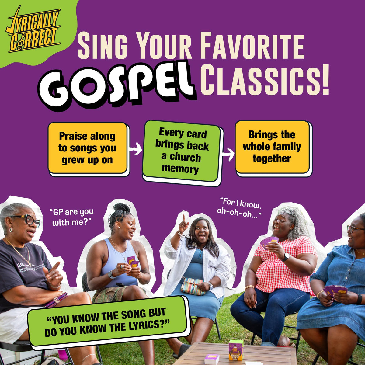 Lyrically Correct '90s & 2000s Pop Edition – Music Trivia Family Card Game