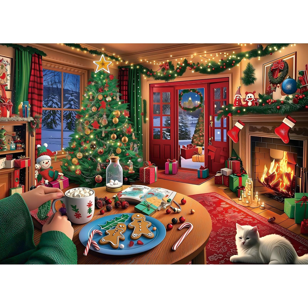 Blueforest Halloween Haunted Mansion Puzzles for Adults 1000 Pieces