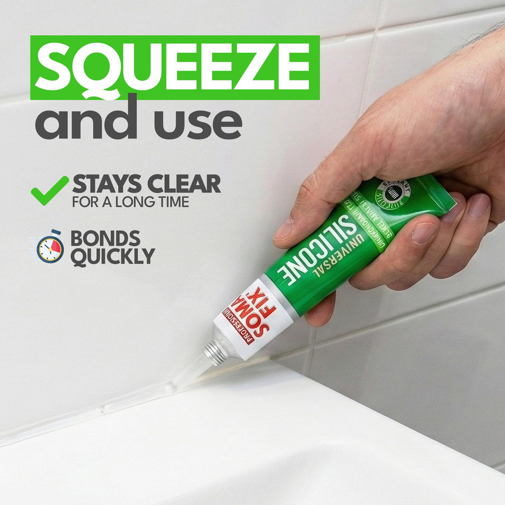 Brown Silicone Sealant, Waterproof & Flexible Sealant and Adhesive - 280ml