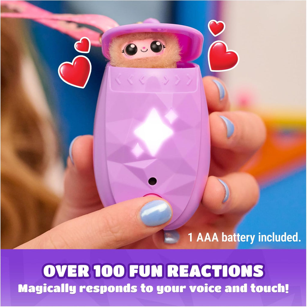 Pink Interactive Pet and Wearable Charm Accessory, 100+ Reactions