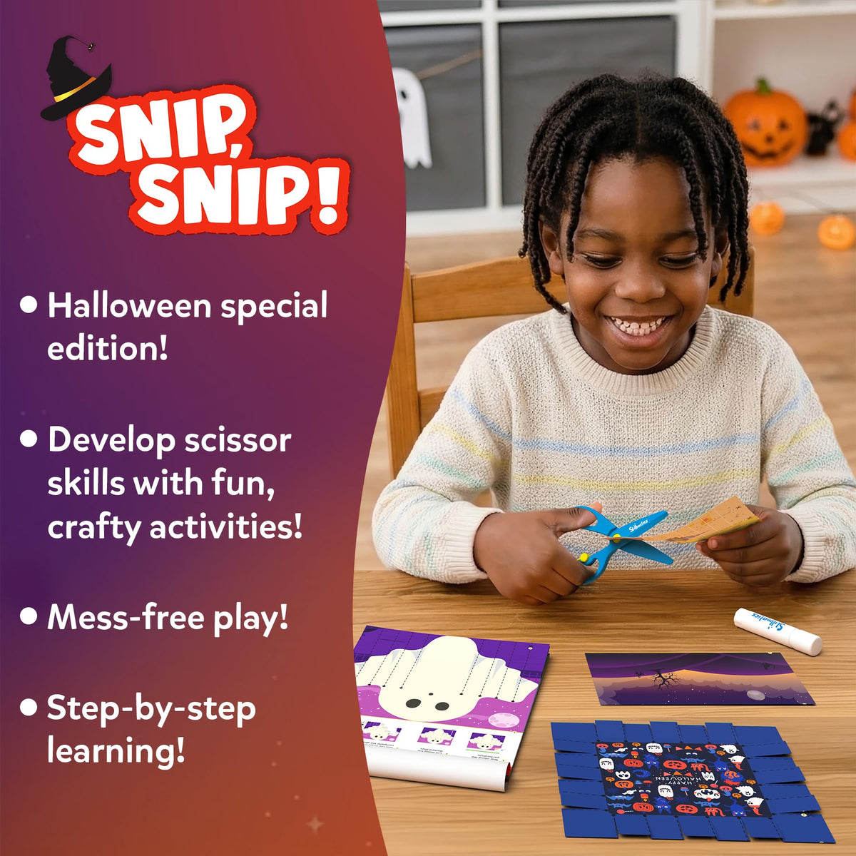 Skillmatics Snip Snip, Scissor Skills, Felt Craft Activity, Christmas Gift