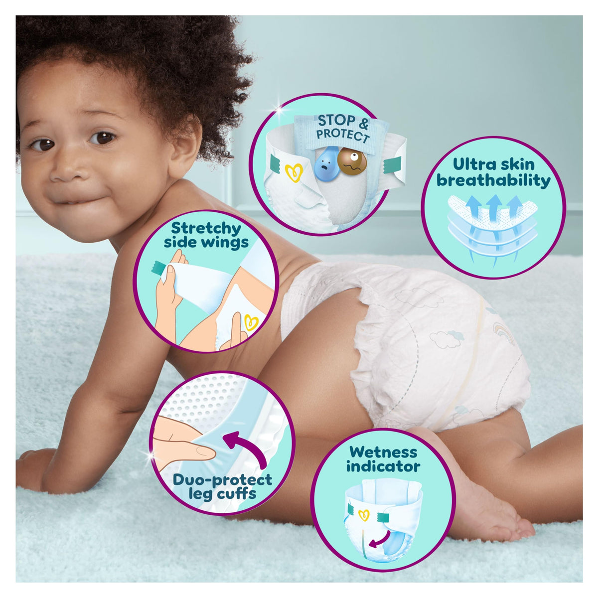 Pampers Premium Protection Nappies Size 4