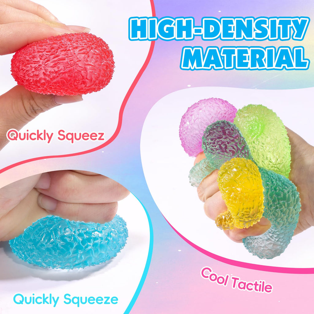 8 Pack Stress Cube ,Slow Rising Stress Balls for Adults