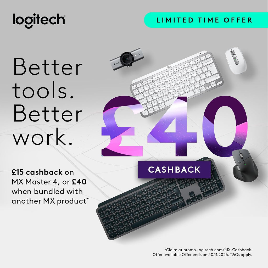 Logitech MX Master 4, Ergonomic Wireless Mouse