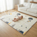 Foldable Play Mat – Large Reversible Baby Play Mat 180x150 cm | Waterproof XPE Foam Baby Playmat & Crawling Mat for Newborn to Toddler | Tummy Time & Baby Mats for Floor Play