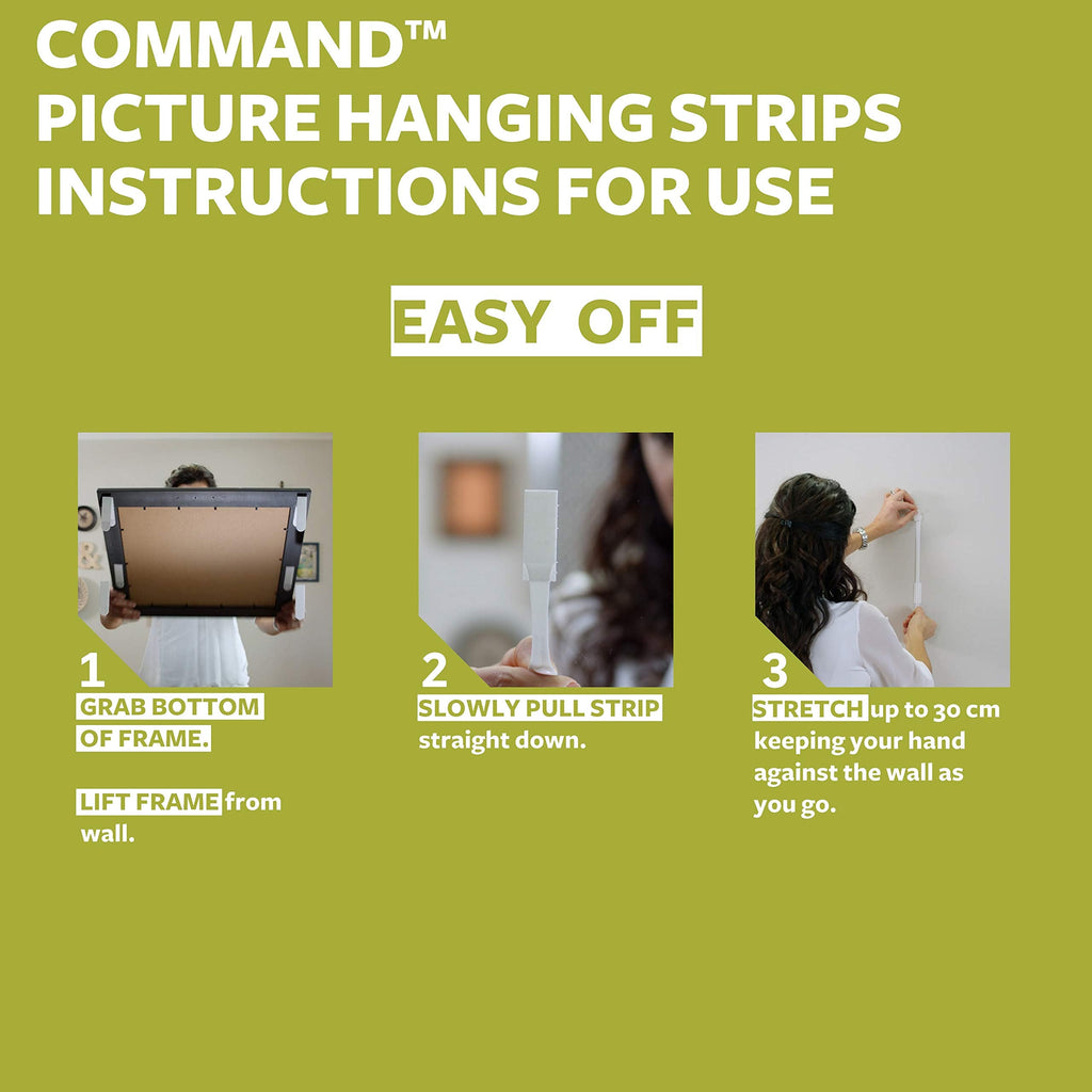 Command Picture Hanging Strips, Value Pack - 8 Large, 6 Medium, 4 Small Pairs | Damage-Free Hanging for Photos, Frames, Mirrors, Wall Décor and Signs