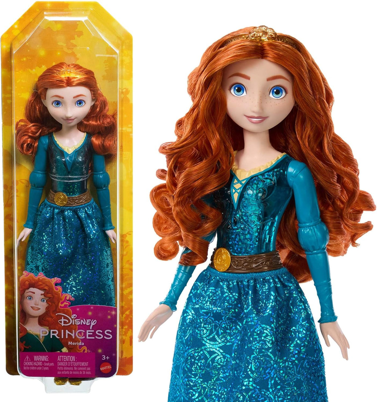 Mattel Disney Princess Merida Fashion Doll in Signature Look