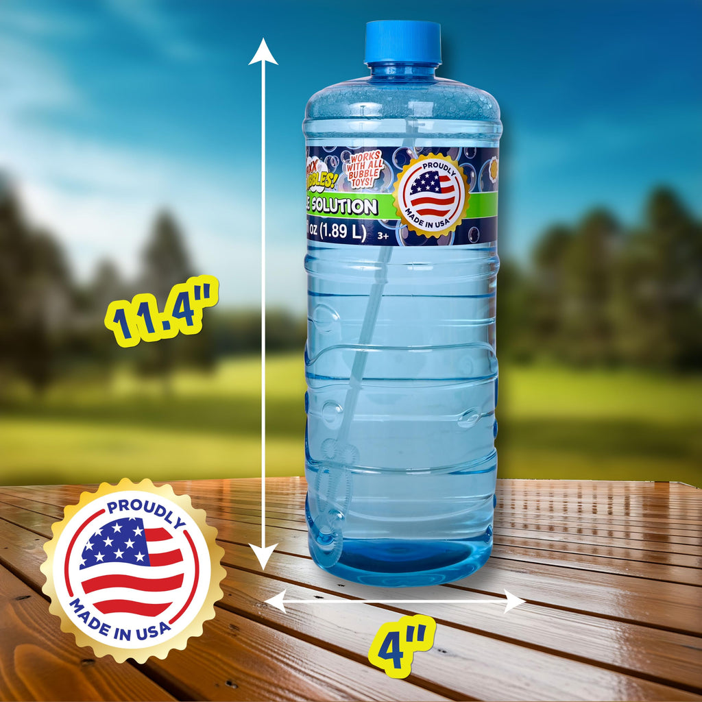 Sunny Days Entertainment Bubble Solution 64 oz - Non-Toxic - 3+ Years