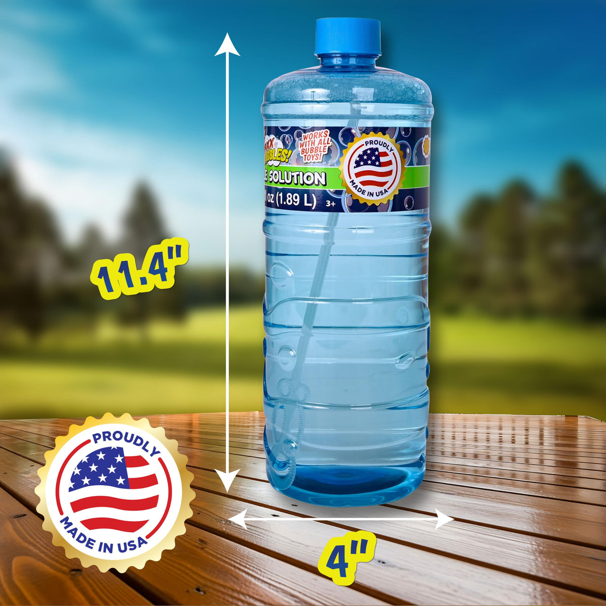 Sunny Days Entertainment Bubble Solution 64 oz - Non-Toxic - 3+ Years