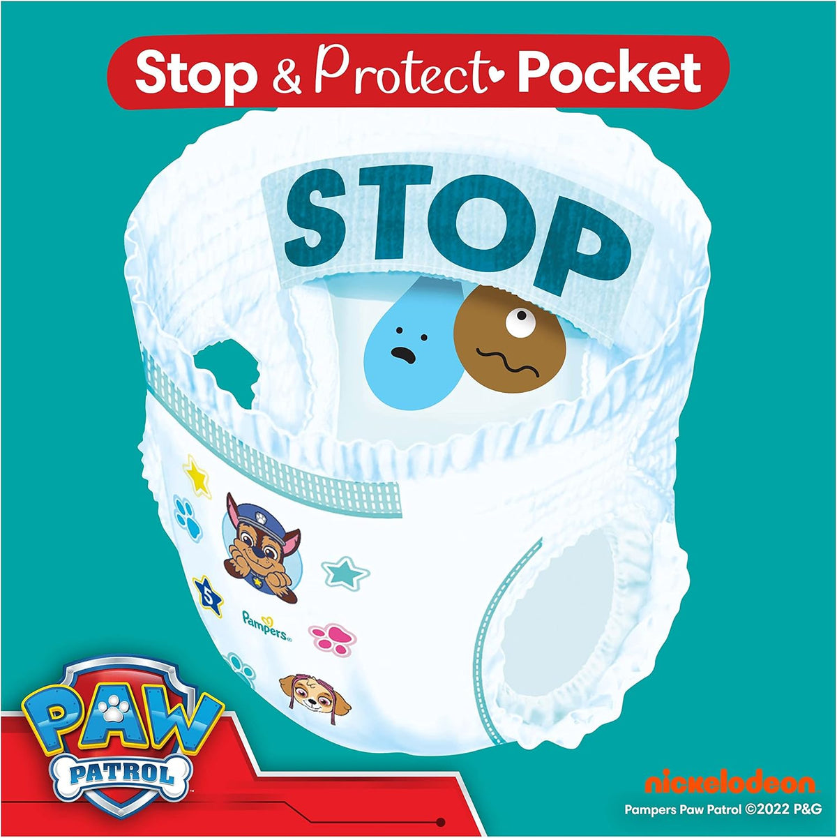 Pampers Baby-Dry Paw Patrol Nappy Pants Size 5