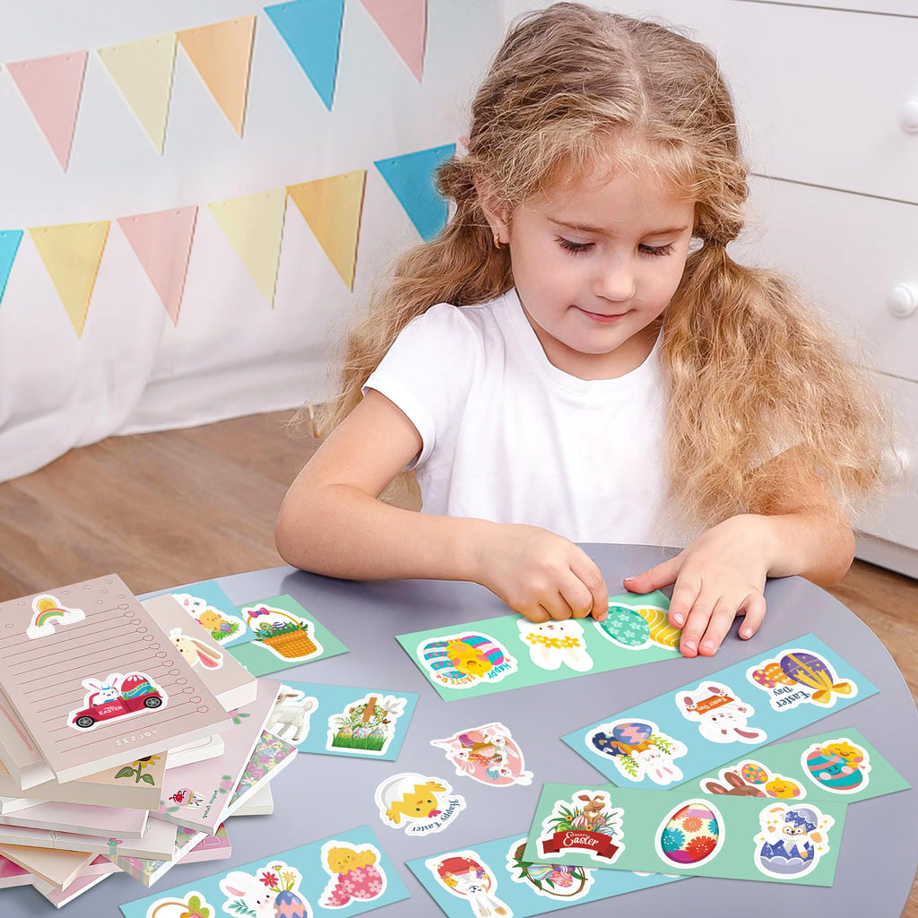 OHOME Halloween Party Favors - 36 Pack DIY Pumpkin Face Stickers for Kids - Halloween Games Toys Gifts Crafts Treats Accessories - Trick-or-Treat Pumpkin Decorations Activities Party Supplies