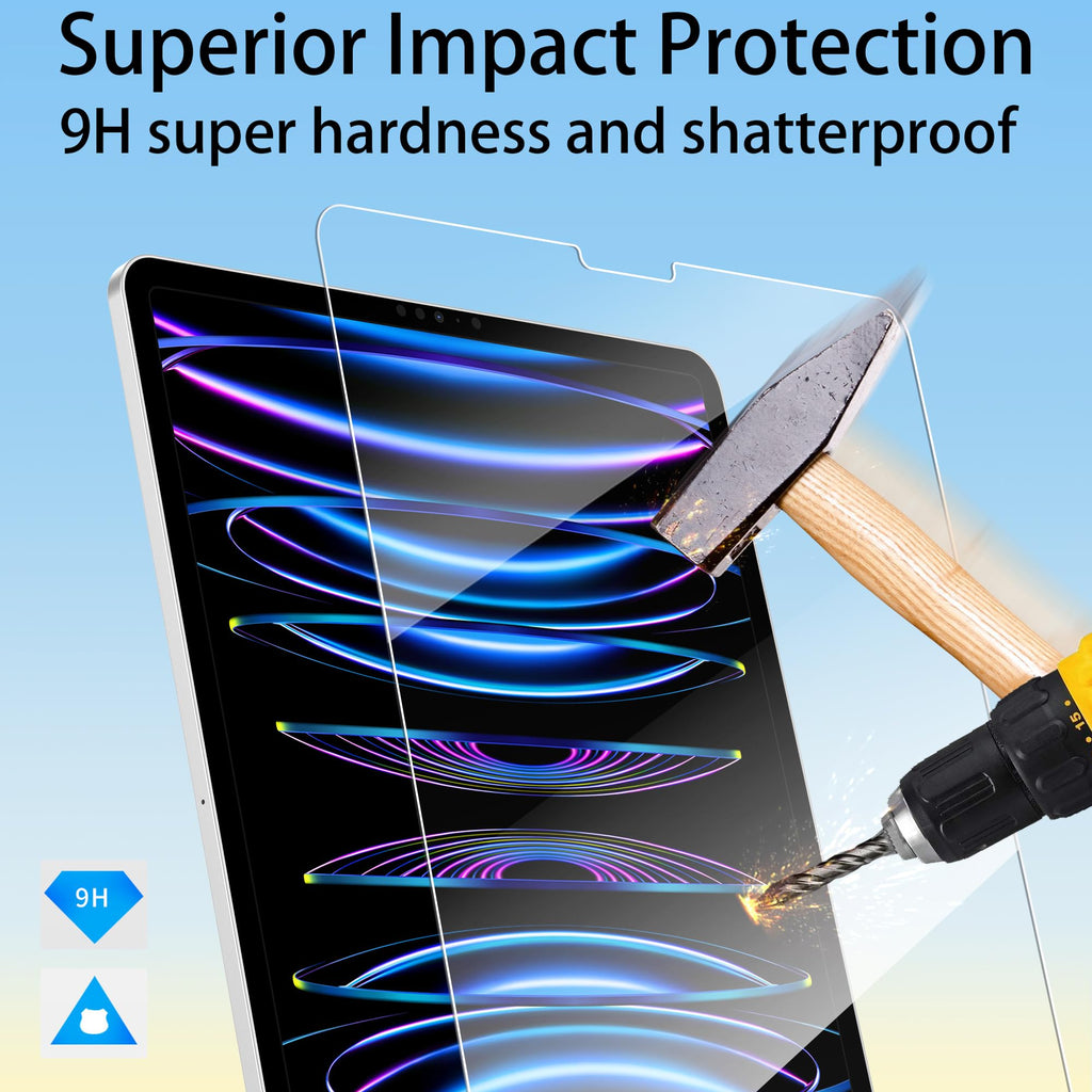 4youquality 2-Pack for iPad Pro 11" & iPad Air 5/4 10.9" Screen Protector