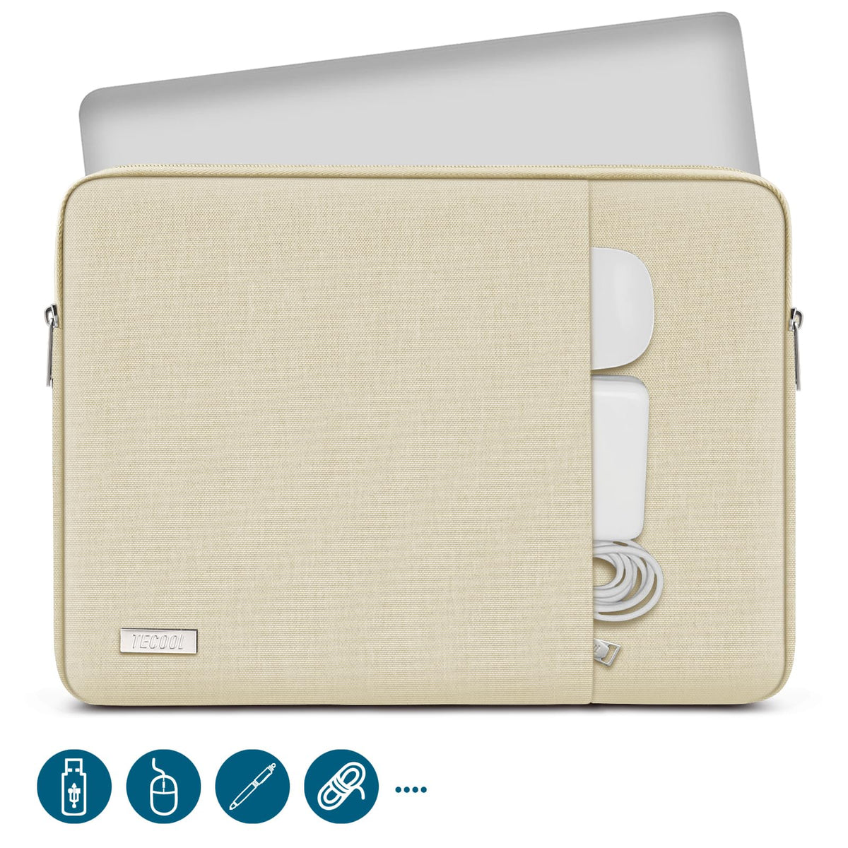 TECOOL 13.3 Inch Laptop Sleeve Protective Laptop Case 13 inch,Teal