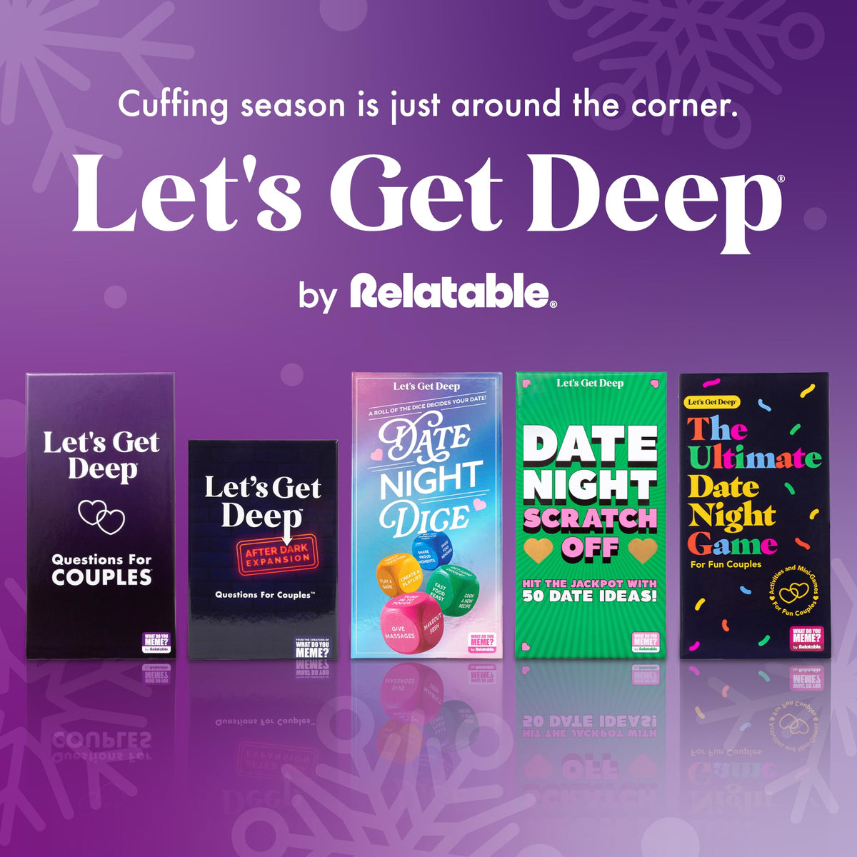 Let's Get Deep, A Question Card Game for Couples by Relatable
