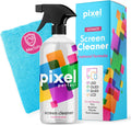 Pixel 500ml Screen Cleaner Spray & Microfiber Cloth Kit for LED, OLED, QLED, LCD TV, Laptops, Monitors, Phones, Tablets, Premium Natural Spray Cleaning Kit