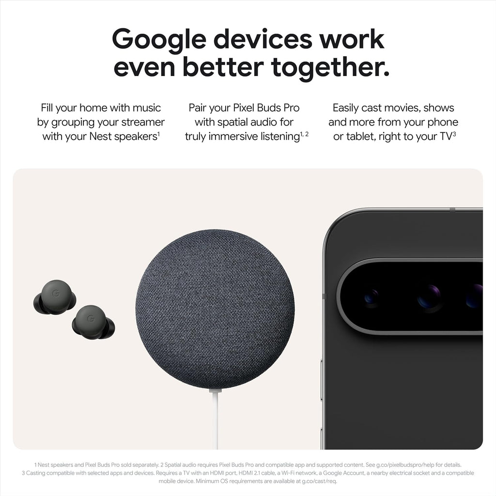 Google TV Streamer (4K) - Fast Streaming Entertainment With Voice Search Remote - Watch Movies, Shows, Live TV and Netflix in 4K HDR - Smart Home Control - 32 GB Storage - Porcelain