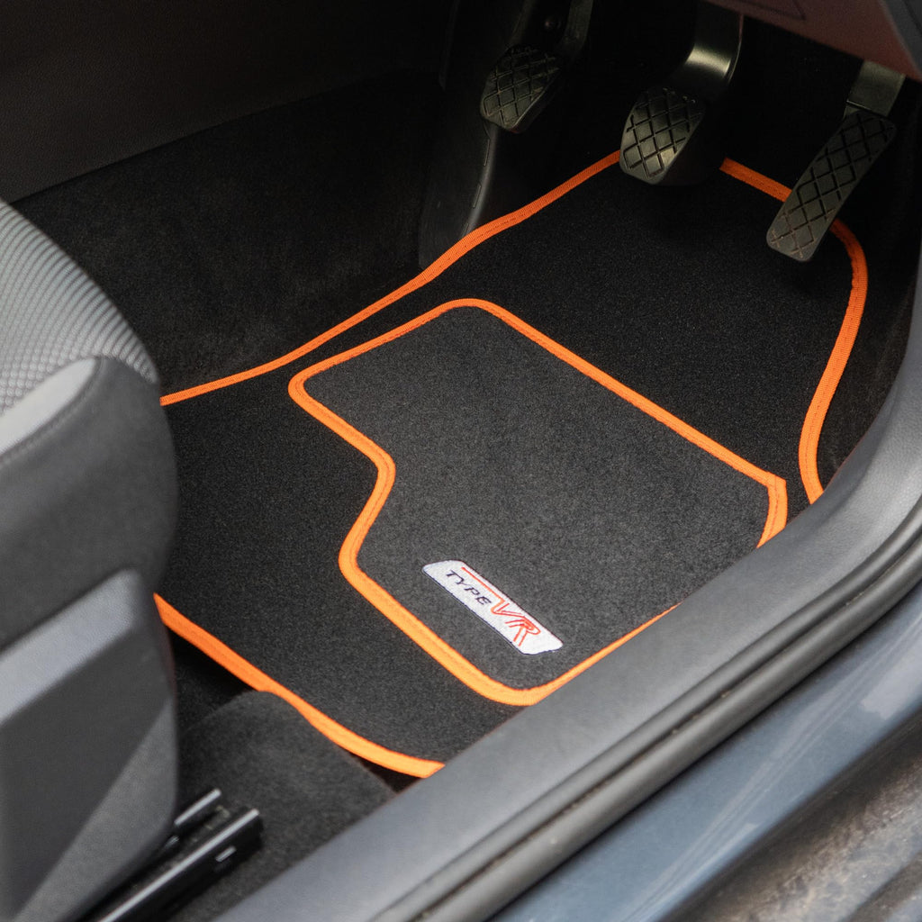 Sakura SS5308 Universal Car Mat Set, Lime