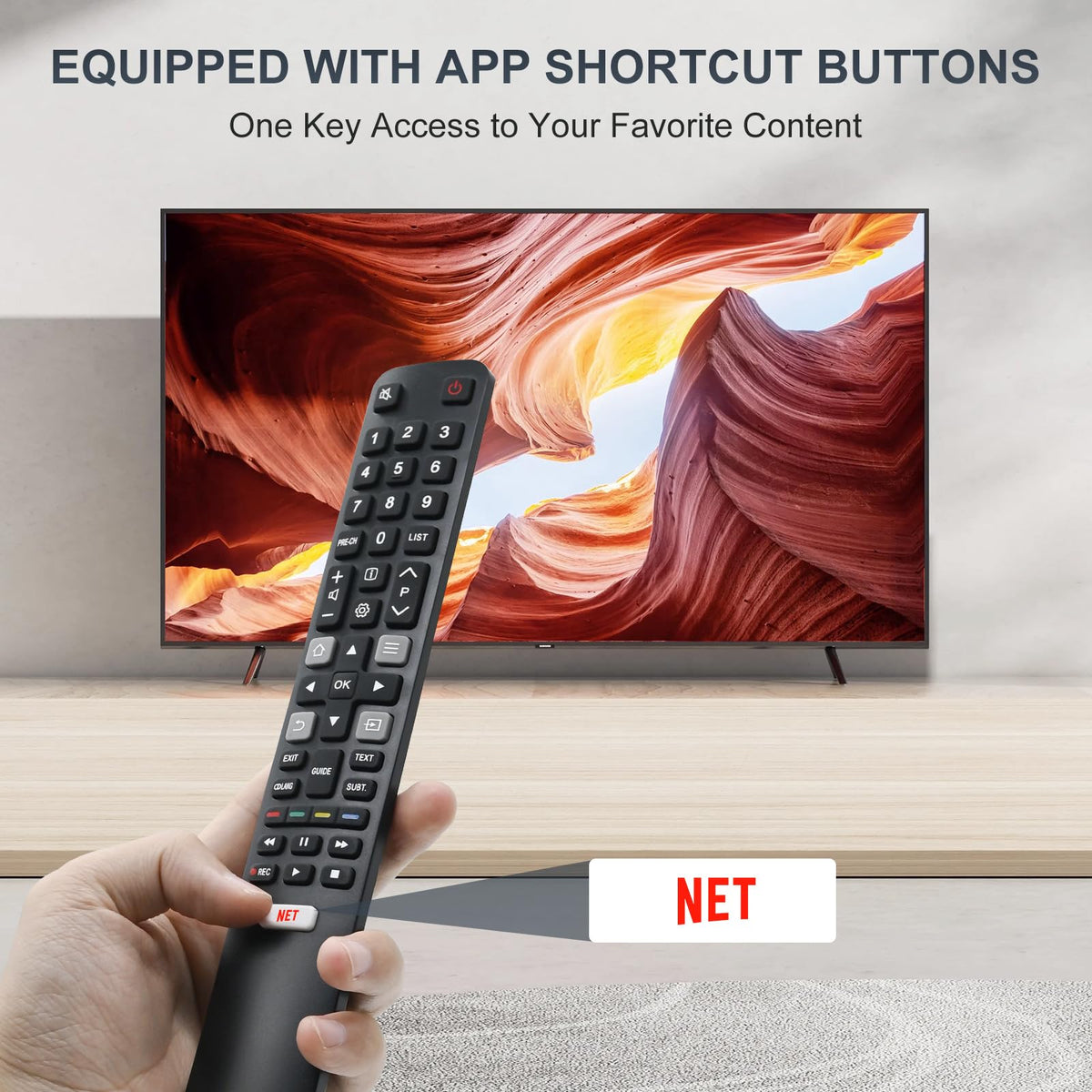 Samsung Universal TV Remote Control – Samsung TV Remote Replacement with Netflix, Prime Video, Rakuten Buttons for All S amsung LED QLED UHD 4K 8K Smart TVs