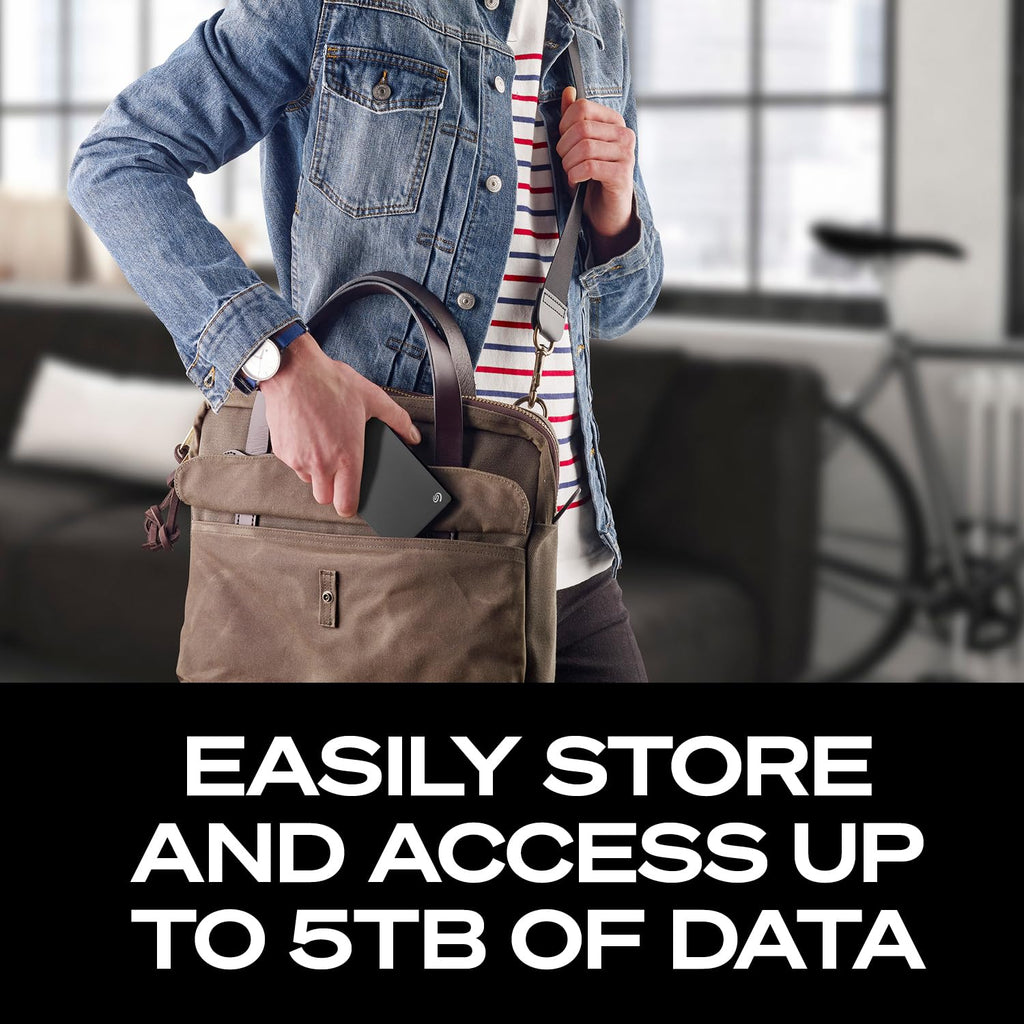 Seagate 5TB Portable Hard Drive | USB 3.0 (STGX5000400)