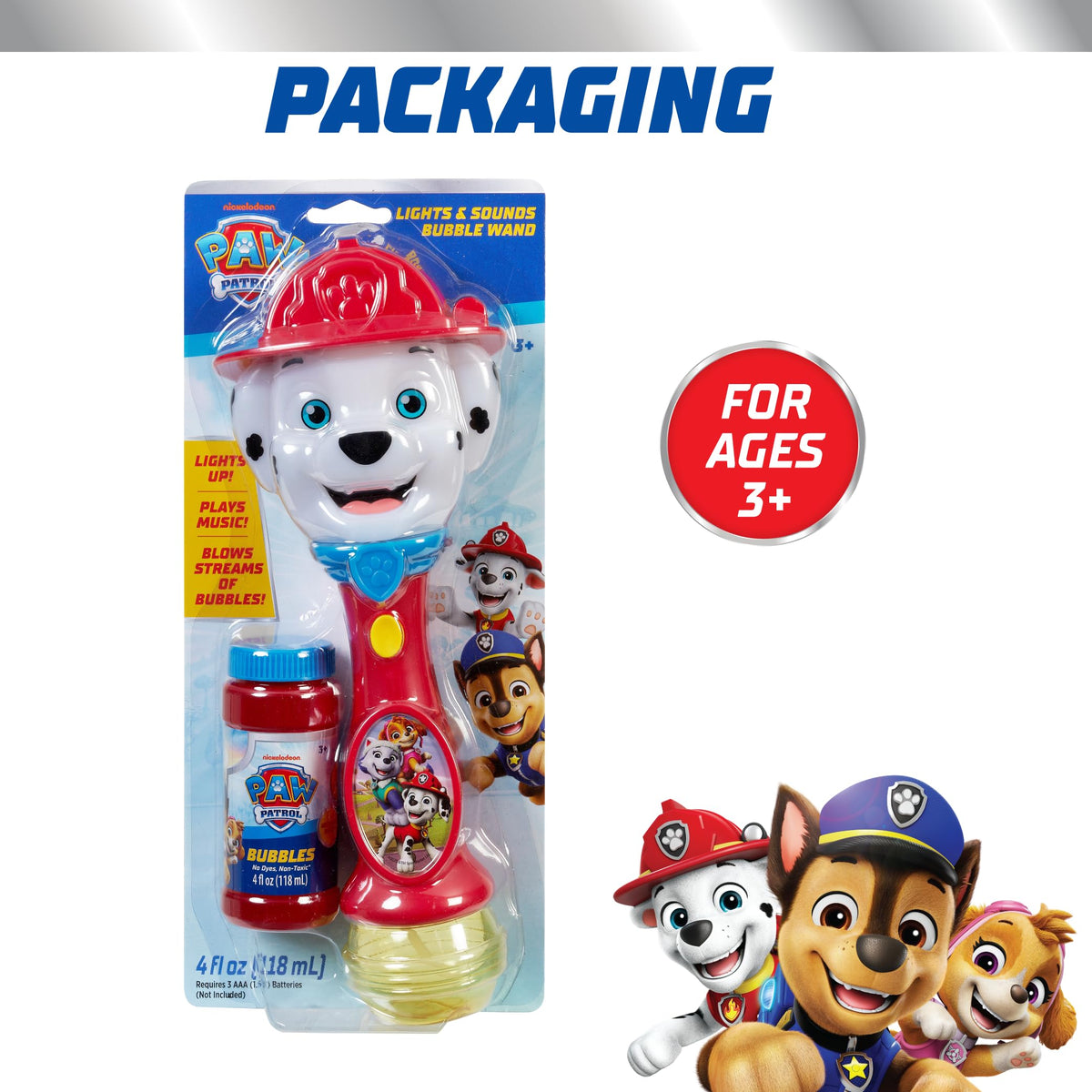 Little Kids Disney Mickey Mouse Light and Sound Musical Bubble Wand, Includes Bubble Solution, Multi (20511)