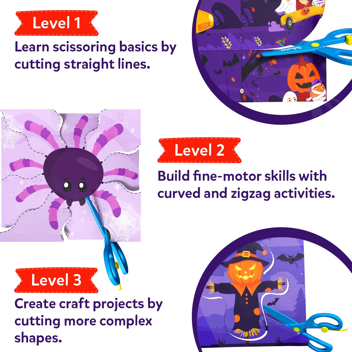 Skillmatics Snip Snip, Scissor Skills, Felt Craft Activity, Christmas Gift