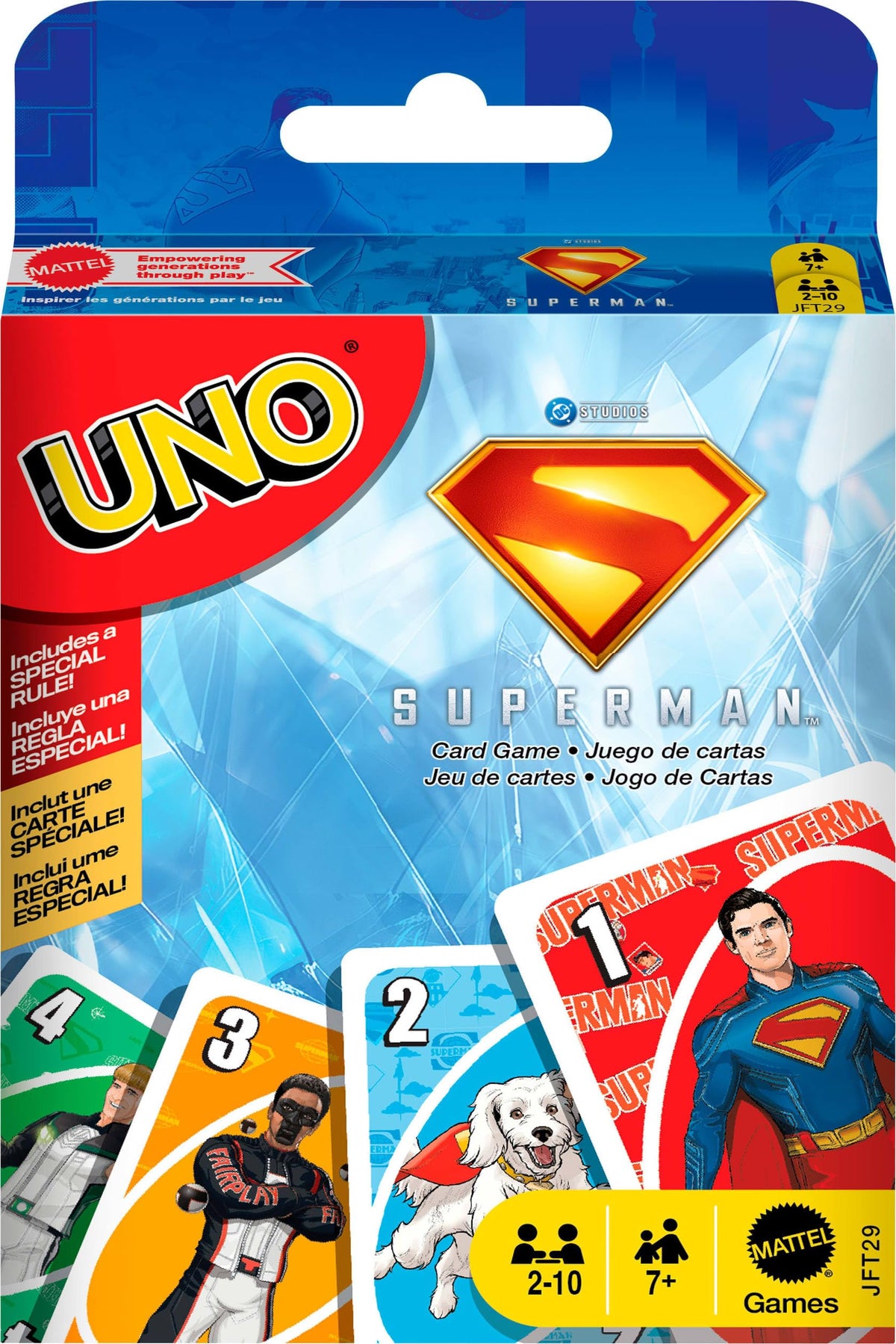 Mattel Games UNO Minecraft Card Game with Storage Tin,Ages 7+