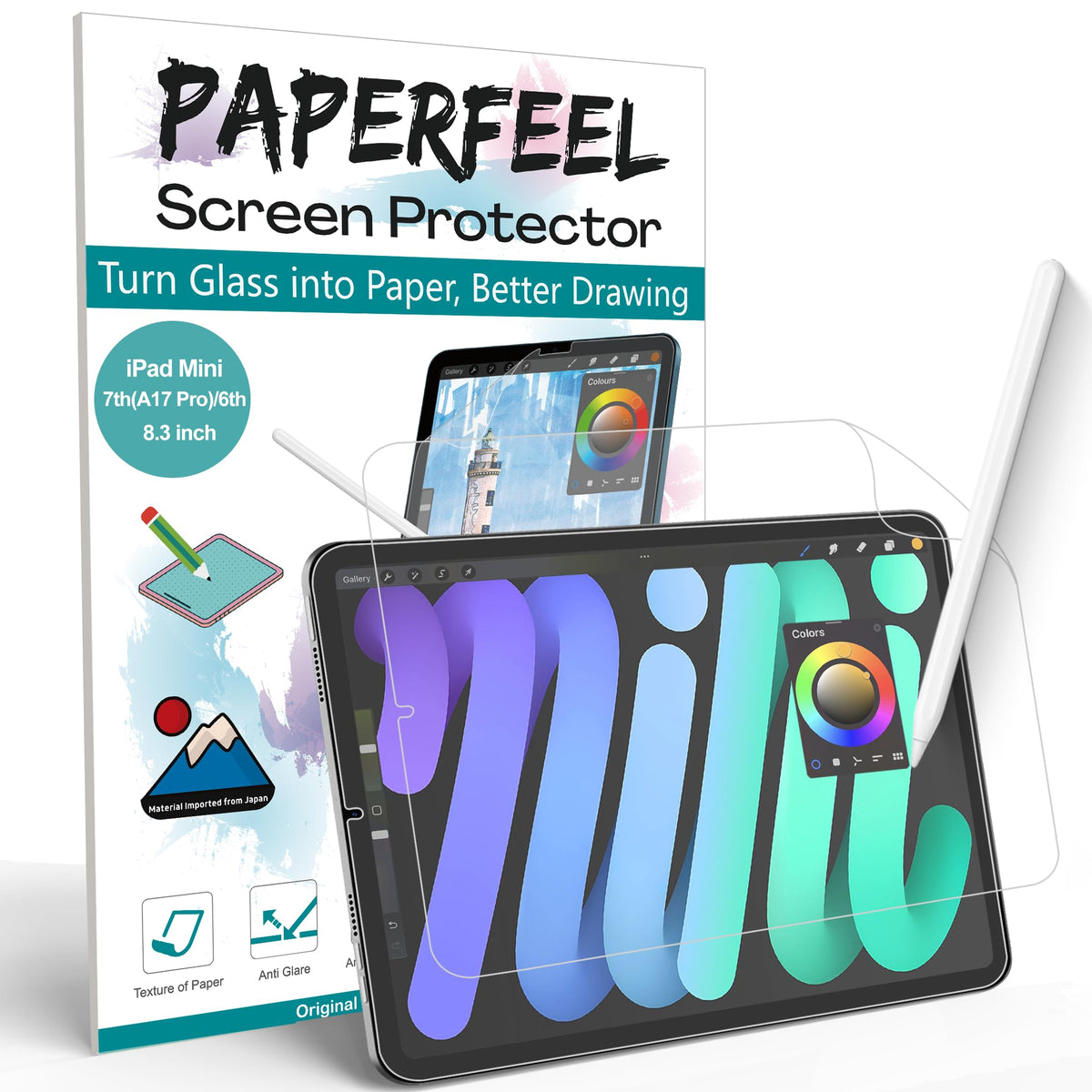 PAPERFEEL 2 Pack Screen Protector for iPad A16 11th 10th Gen 2025 2022