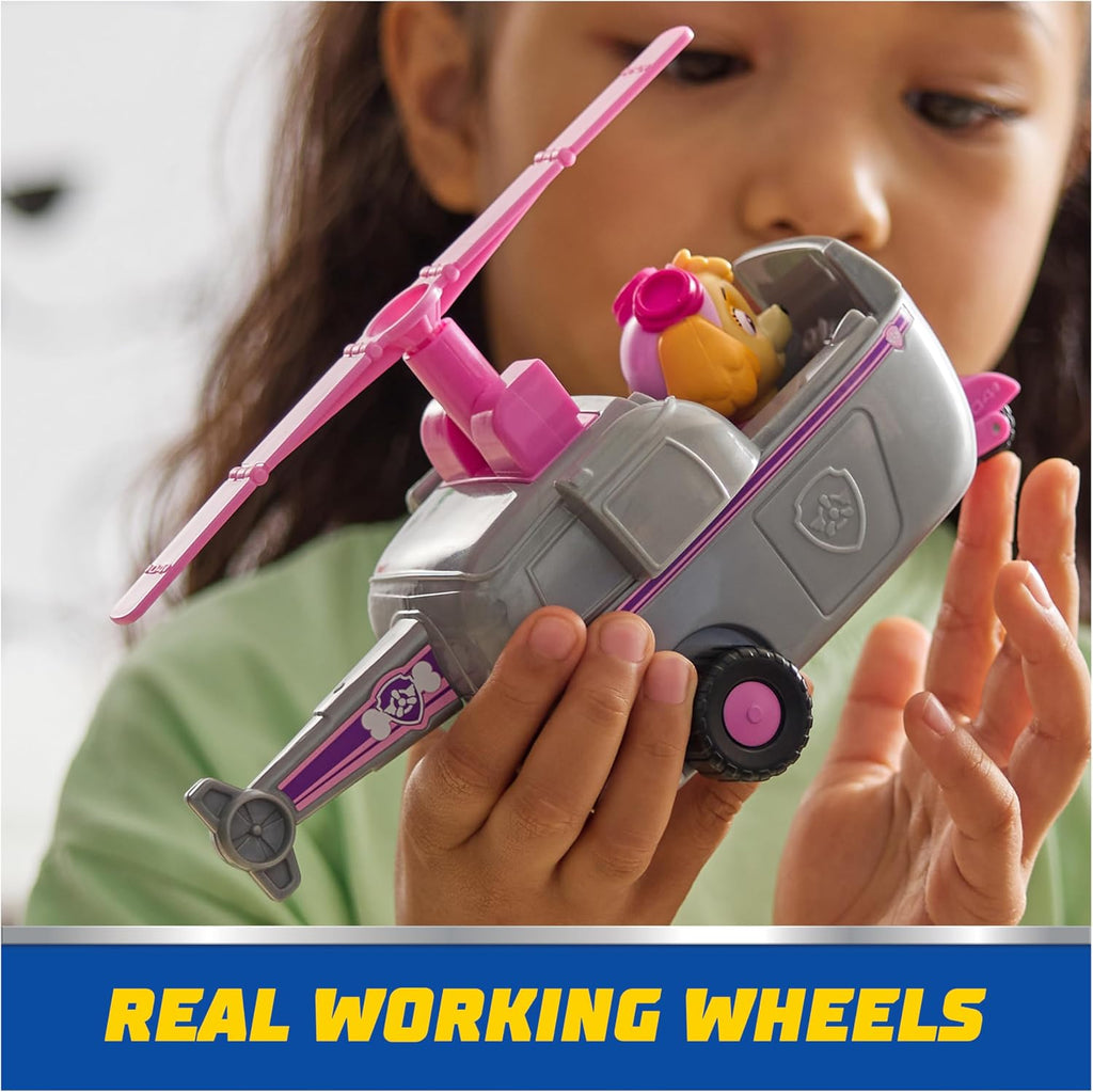 Paw Patrol, Skye’s Helicopter, Toy Vehicle with Collectible Action Figure