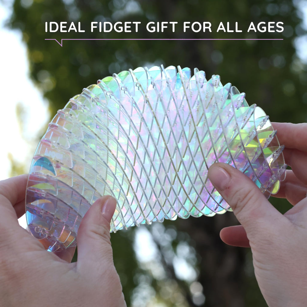 Morf Worm 3D Sensory Fidget Toys for Kids, Teens & Adults, Rainbow, Small