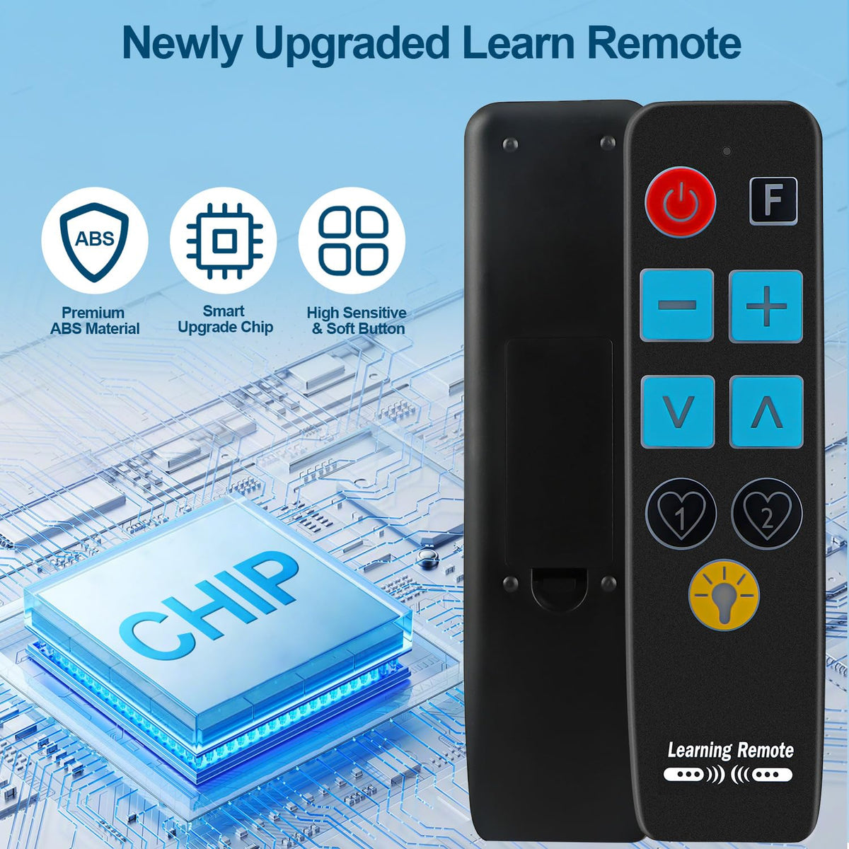 Seniors Elderly Big Button Universal Extra Large Remote Control UNOCAR