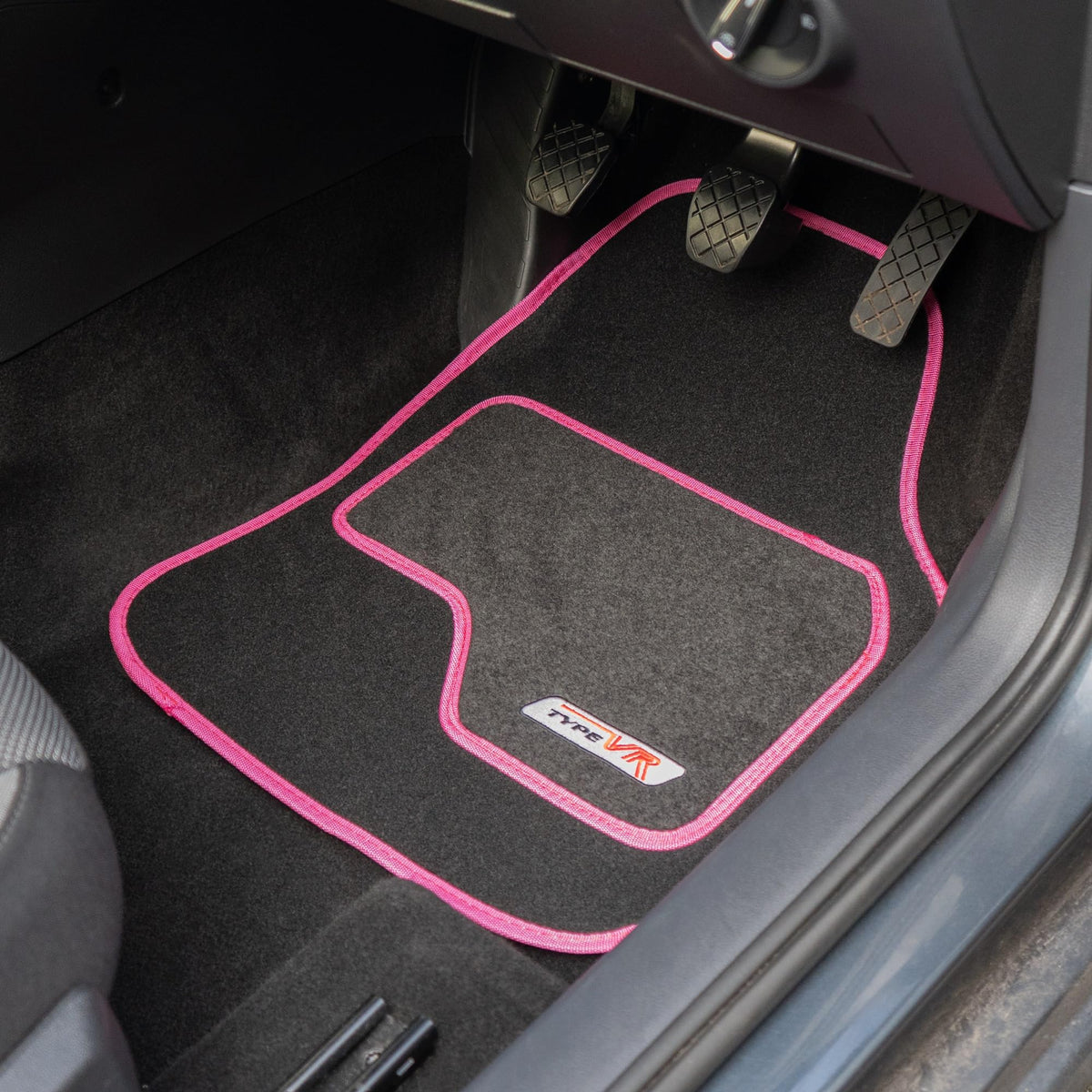 Sakura SS5308 Universal Car Mat Set, Lime