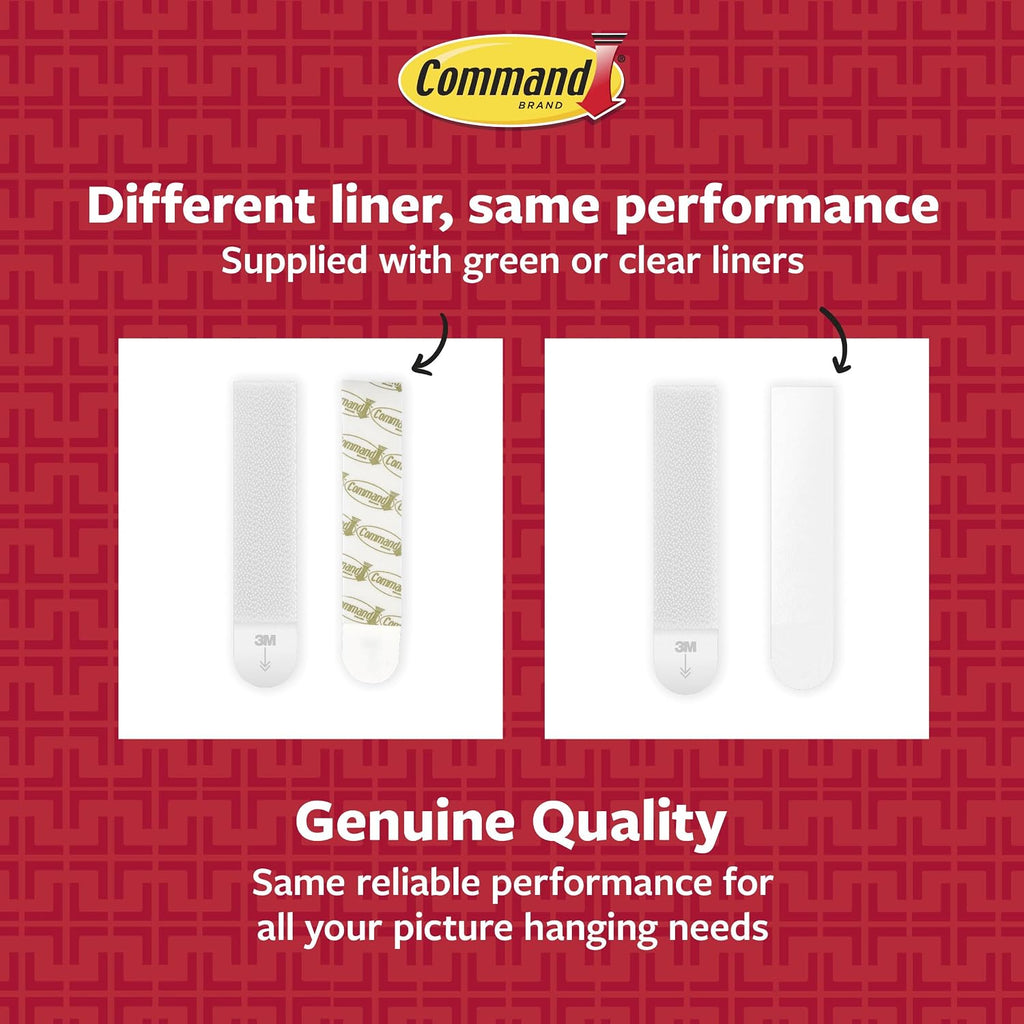 Command Picture Hanging Strips, Narrow, 4 Pairs (8 Adhesive Strips)
